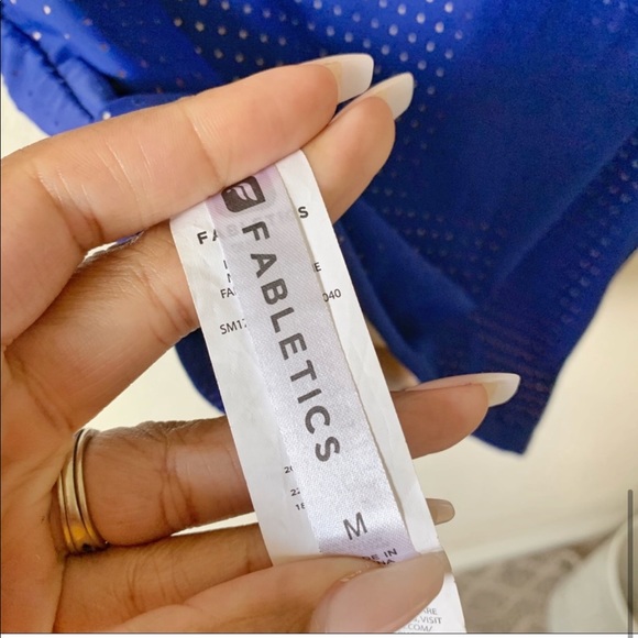 NWOT Blue Valentina Swim Top Size M - Picture 7 of 7